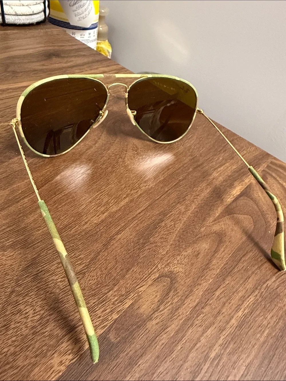 Ray-Ban camo  Aviator Sunglasses with Brown Lenses